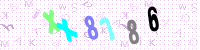 Blue Captcha Image
