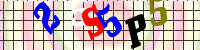 Blue Captcha Image