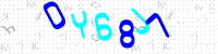 Blue Captcha Image