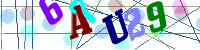 Blue Captcha Image