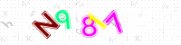Blue Captcha Image