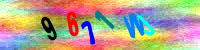 Blue Captcha Image