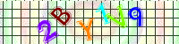 Blue Captcha Image
