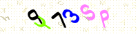 Blue Captcha Image