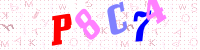 Blue Captcha Image