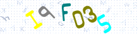 Blue Captcha Image